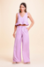 Cropped Creta Babado Lilas - comprar online