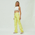 Calça Wide Leg Jeans Amarela na internet