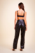 Calça Street Couro Preto - comprar online