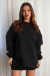 Vestido Moletom Over Decote