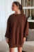 Vestido Moletom Over Decote - loja online