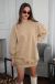 Vestido Moletom Over Decote - comprar online
