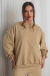 Blusa Moletom Over Decote - loja online
