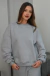 Blusa Moletom Over Decote - comprar online