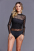 Body Isabelle Tule Preto - comprar online
