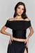 Blusa Ombro a Ombro Franzida
