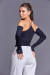 Body Julia Luvas Preto - loja online