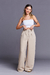 Calça Pantalona Alfaiataria Nude - loja online