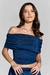 Blusa Ombro a Ombro Franzida - LV Store