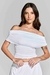 Blusa Ombro a Ombro Franzida na internet