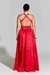 Vestido Triangular Longo na internet