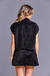 Colete Teddy Preto