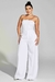 Calça Pantalona Alfaiataria Barbie Branco - LV Store