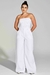 Calça Pantalona Alfaiataria Barbie Branco