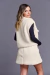 Colete Teddy Branco - comprar online