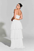 Vestido Babados Longo