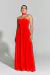 Vestido Drapeado Longo - comprar online