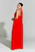 Vestido Drapeado Longo - loja online