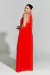 Vestido Drapeado Longo na internet