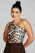 Imagem do Body Um Ombro Animal Print