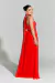 Vestido Drapeado Longo