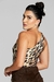 Body Um Ombro Animal Print - loja online