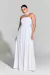 Vestido Drapeado Longo