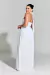 Vestido Drapeado Longo