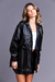 Imagem do Casaco Oversized Couro Preto