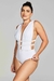Body Elastico Cintura Branco