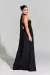 Vestido Drapeado Longo