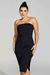 Imagem do Vestido Basic Fenda Lateral Preto
