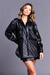 Casaco Oversized Couro Preto - loja online