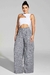 Calça Pantalona Alfaiataria Cinza - comprar online