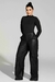 Calça Cargo Couro Preto - comprar online
