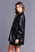 Casaco Oversized Couro Preto - comprar online