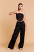 Corset Pants Preto Detalhe Branco - loja online