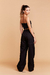 Corset Pants Preto Detalhe Branco - comprar online