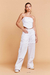 Corset Pants Branco Detalhe Preto na internet