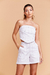 Corset Pants Branco Detalhe Preto - LV Store