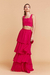 Saia Longa Babado Pink - LV Store