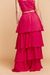 Saia Longa Babado Pink - comprar online