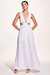 Vestido Longo Decote V Branco - comprar online