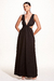 Vestido Longo Decote V Preto na internet