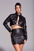 Cropped Jacquemart Couro Preto - comprar online