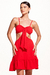 Vestido Nó Vermelho na internet