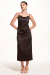 Slip Dress Acetinado Preto - LV Store