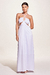 Vestido Longo Recorte Cintura Branco - comprar online