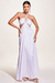 Vestido Longo Recorte Cintura Branco
