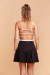 Saia College Alfaiataria Preta - comprar online